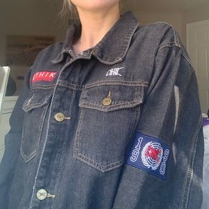 Ethik Worldwide Black Denim Coat XL